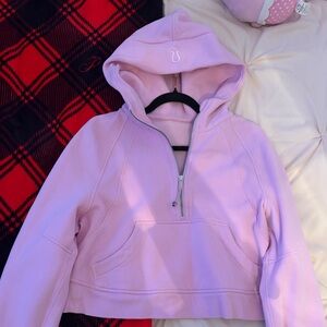 Lululemon Scuba Oversized Half-Zip Hoodie Vita Pink